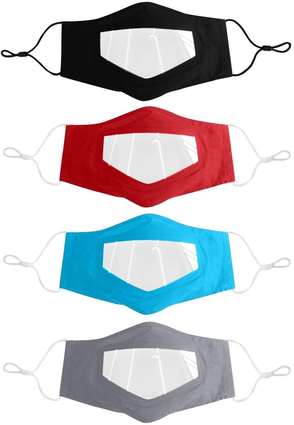 Sprinters Customized Reusable Mask W/ Transparent Window 1