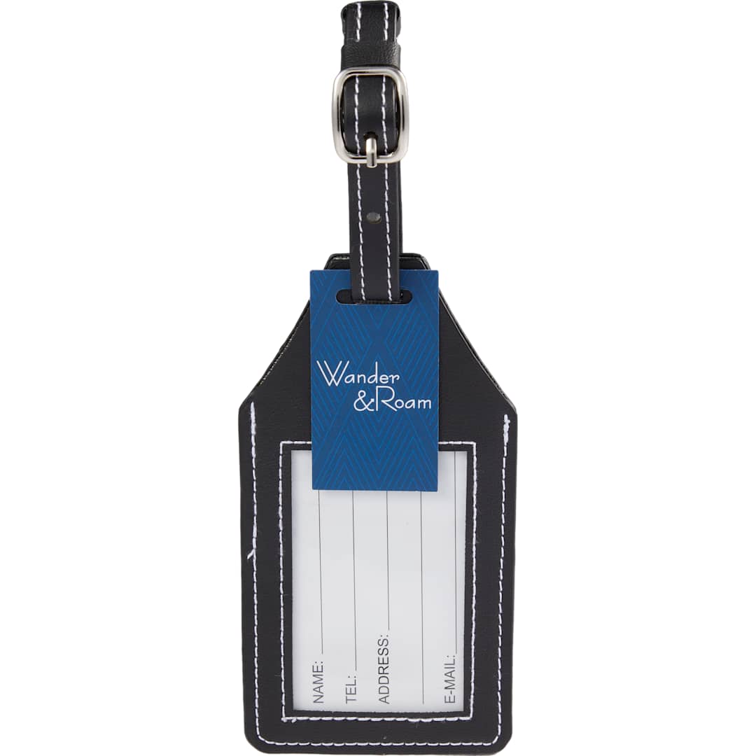 Wander & Roam Luggage Tag w/ Air Tag Holder 8