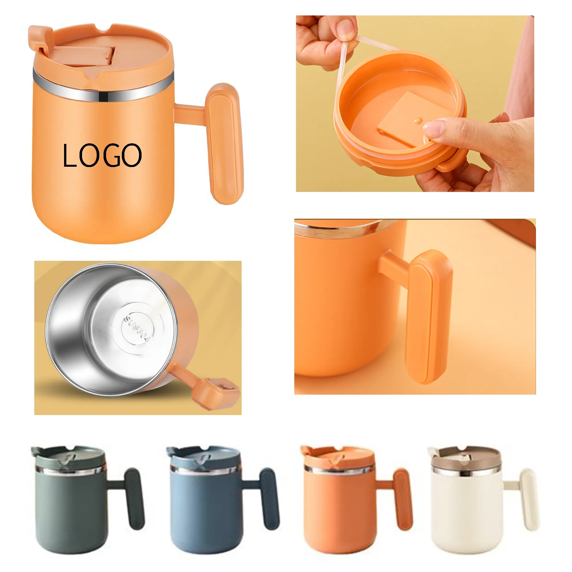 16OZ 304 Stainless Steel Mug 2