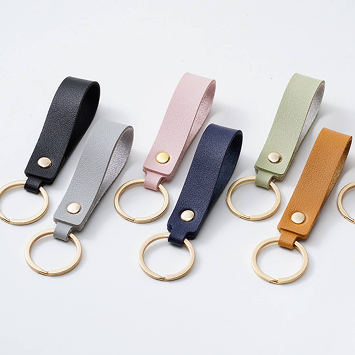 Leather keychain 5