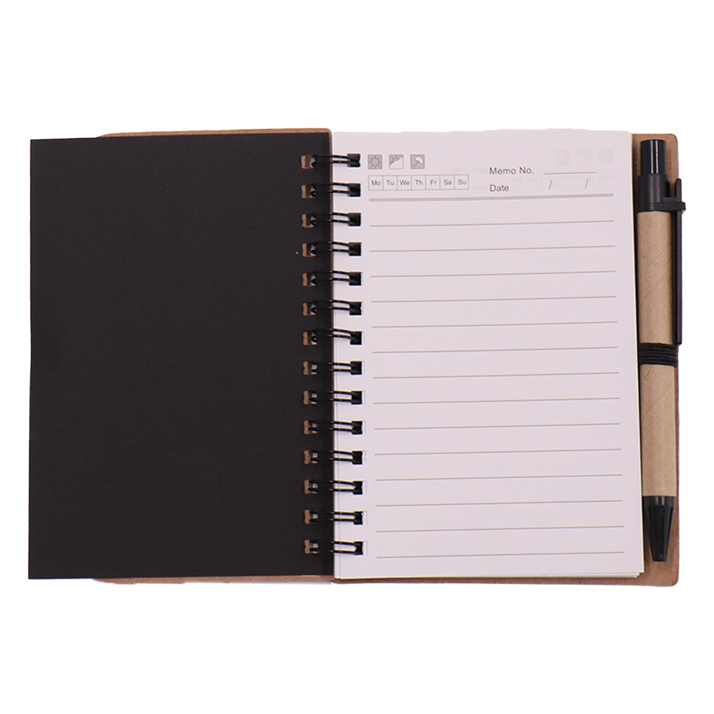 Scalloped Edge Spiral Notebook with Pen 4