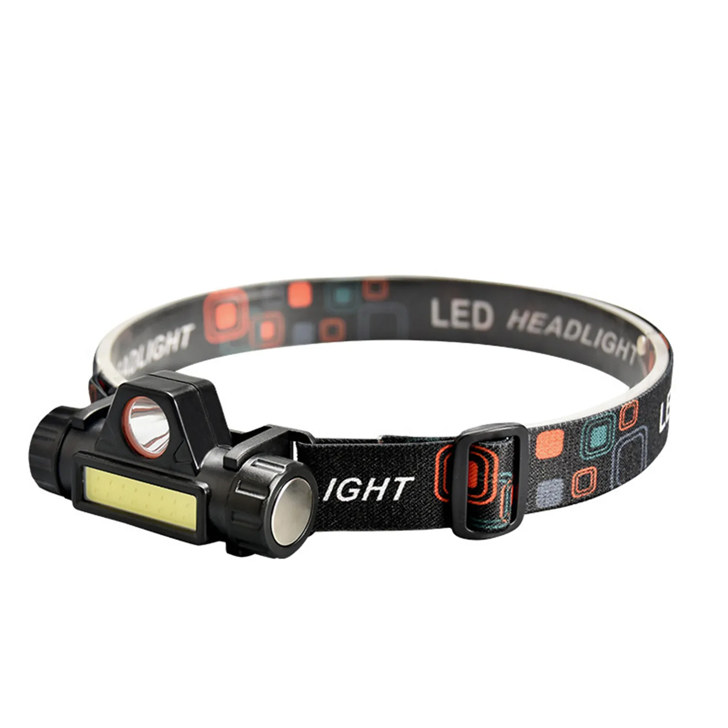 Led & Cob Rechargeable Headlamp With Magnet 7