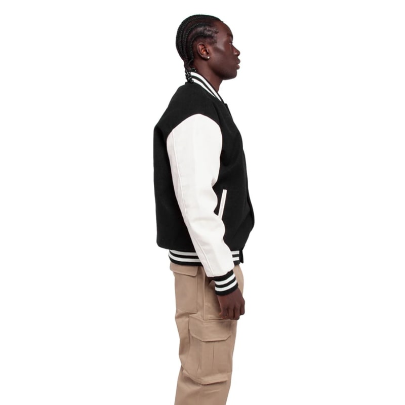 Shaka Wear Men's Letterman Jacket 11