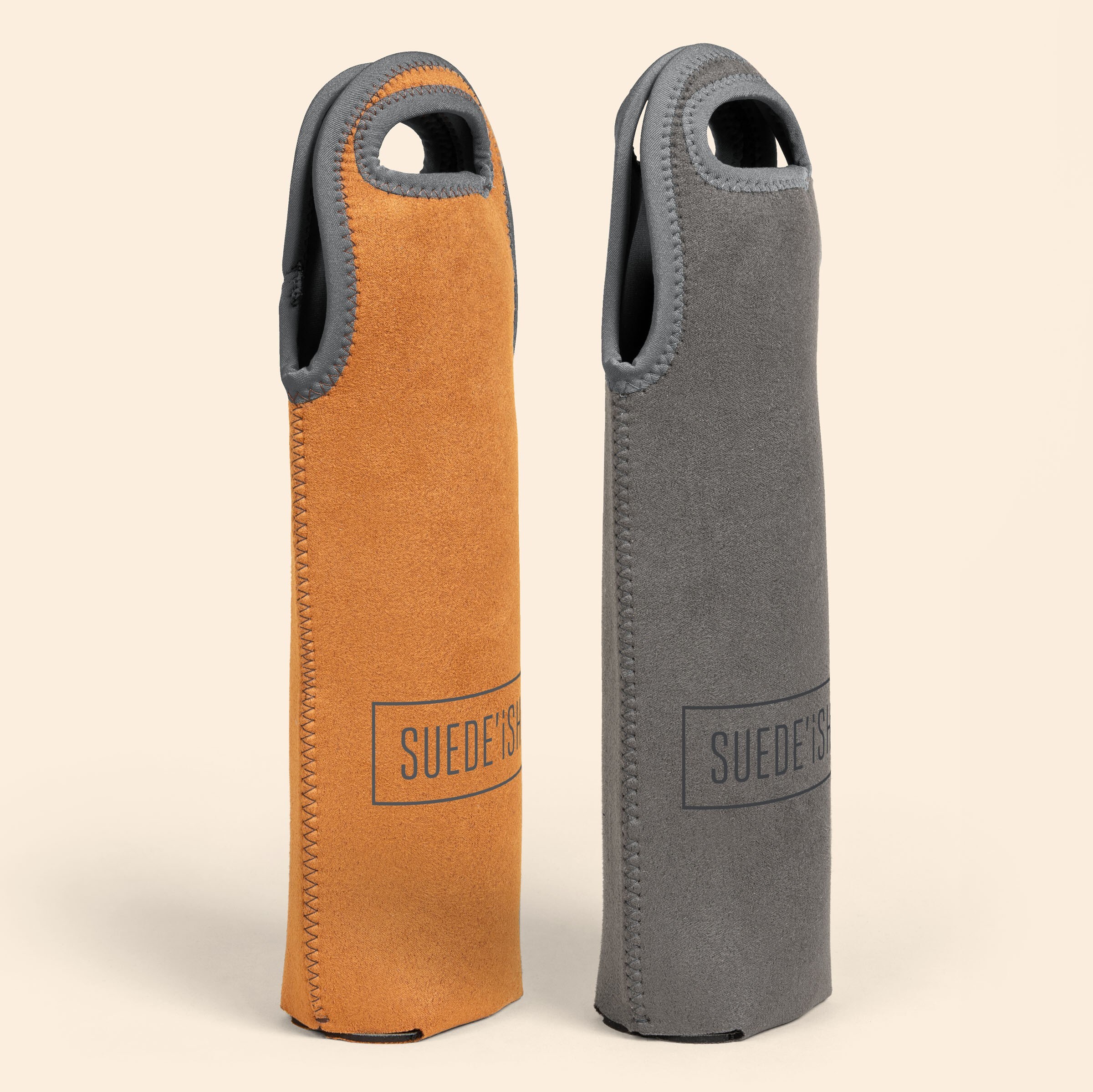 WINE TOTE - SUEDE-ISH NEOPRENE SINGLE