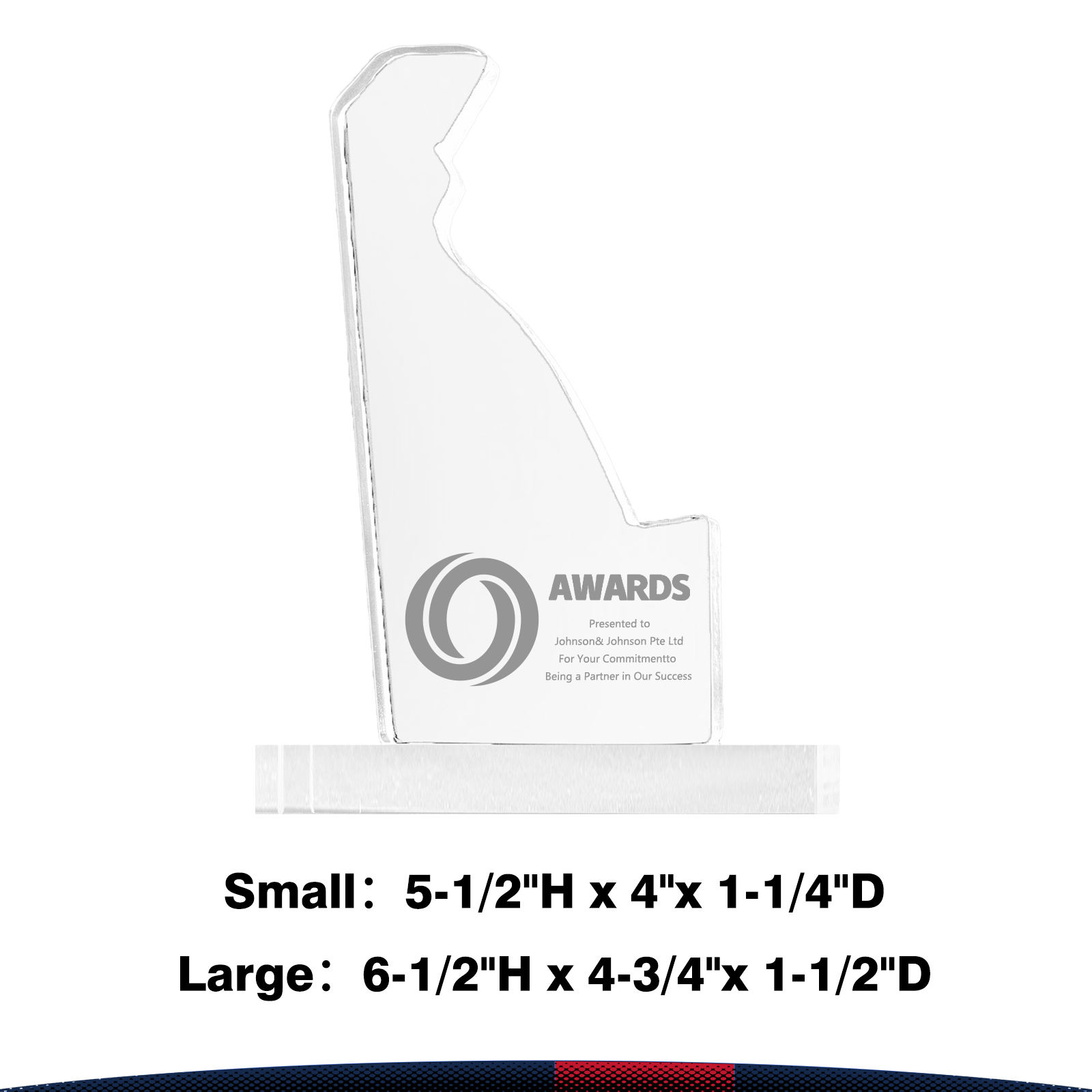 Celue Delaware Crystal Award 5