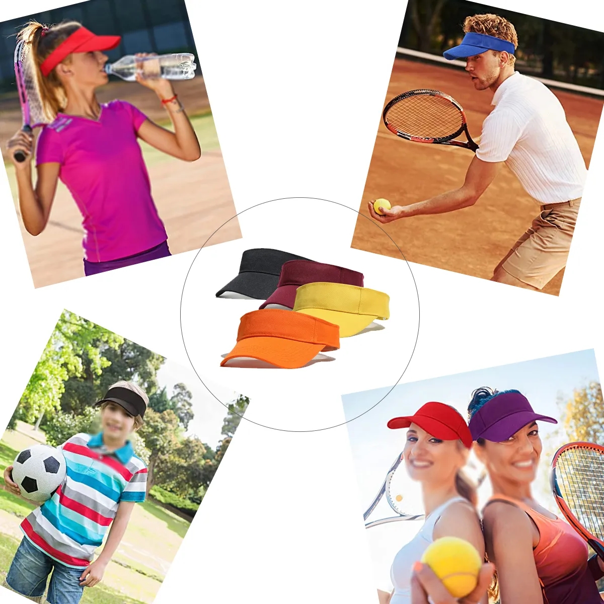 Sport Empty Top Sun Visor Caps 3