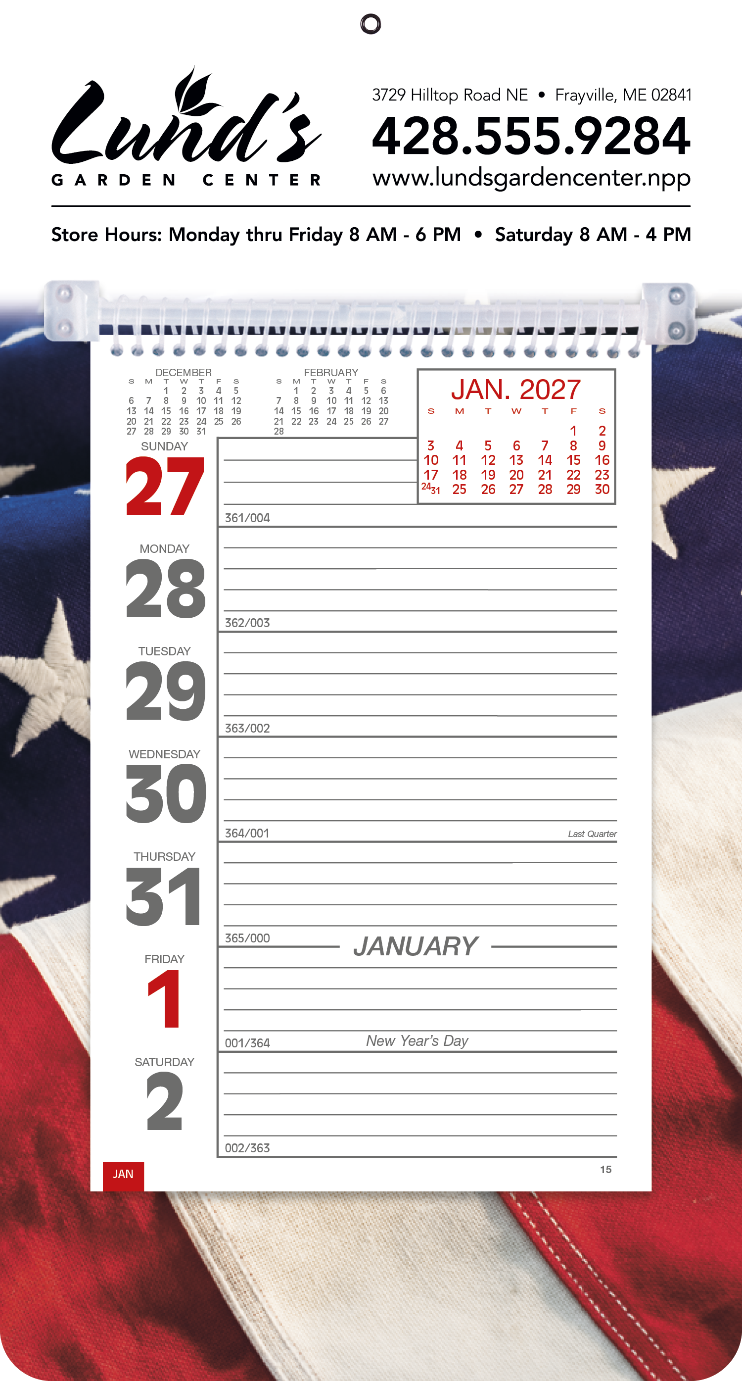 Triumph® Calendars Full-Color Weekly Memo Calendar 53