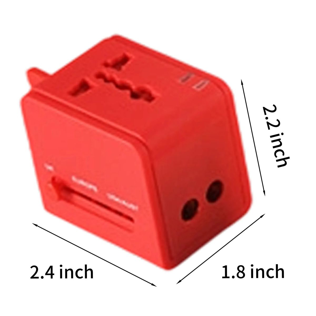 Compact Travel Plug Adapter European Style 5