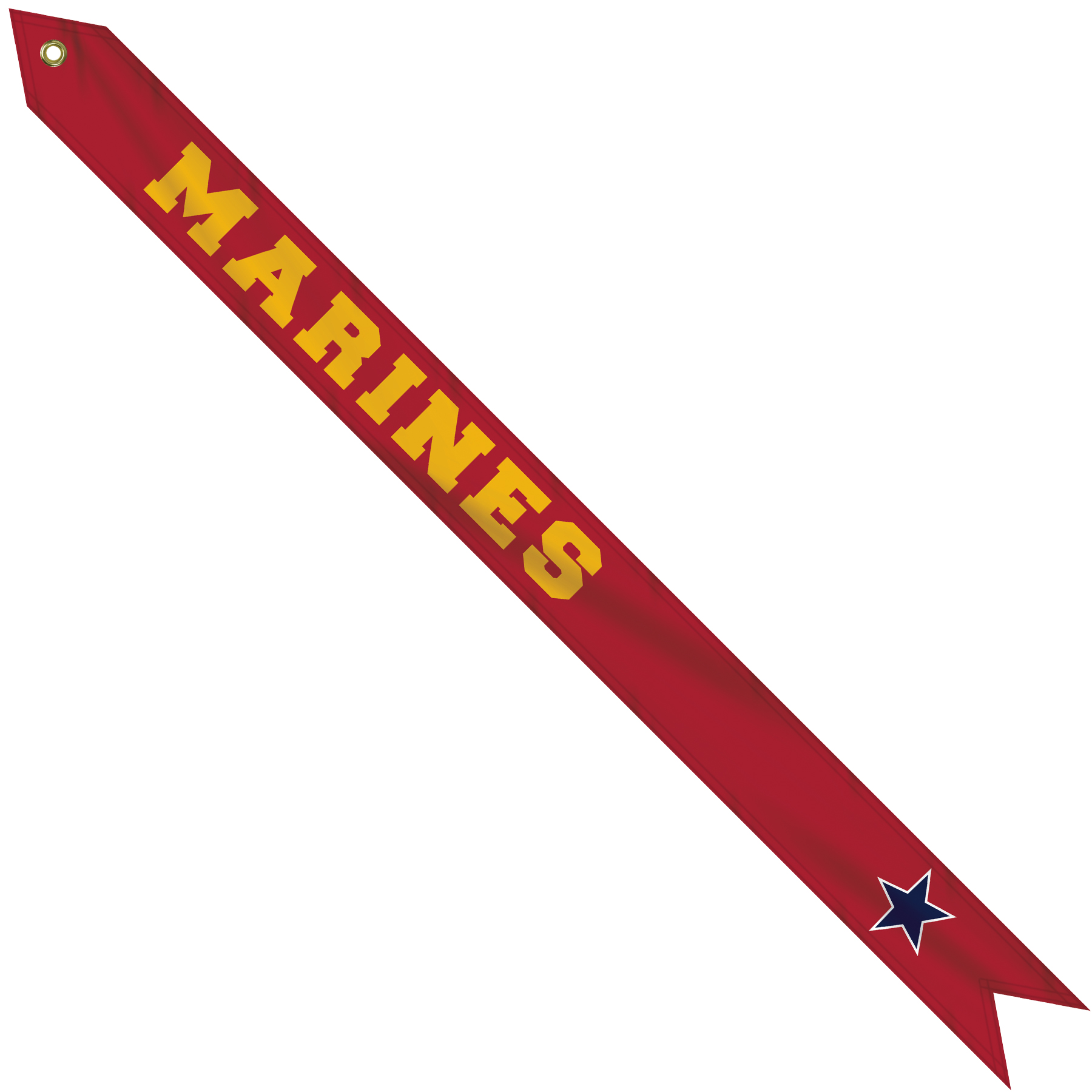 2 3/4" x 36" Custom Printed Knit Polyester Streamer 3