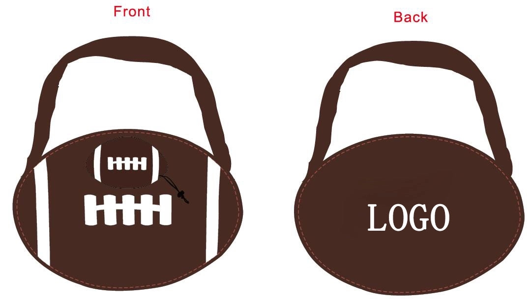 Foldable Football Tote Bag 1