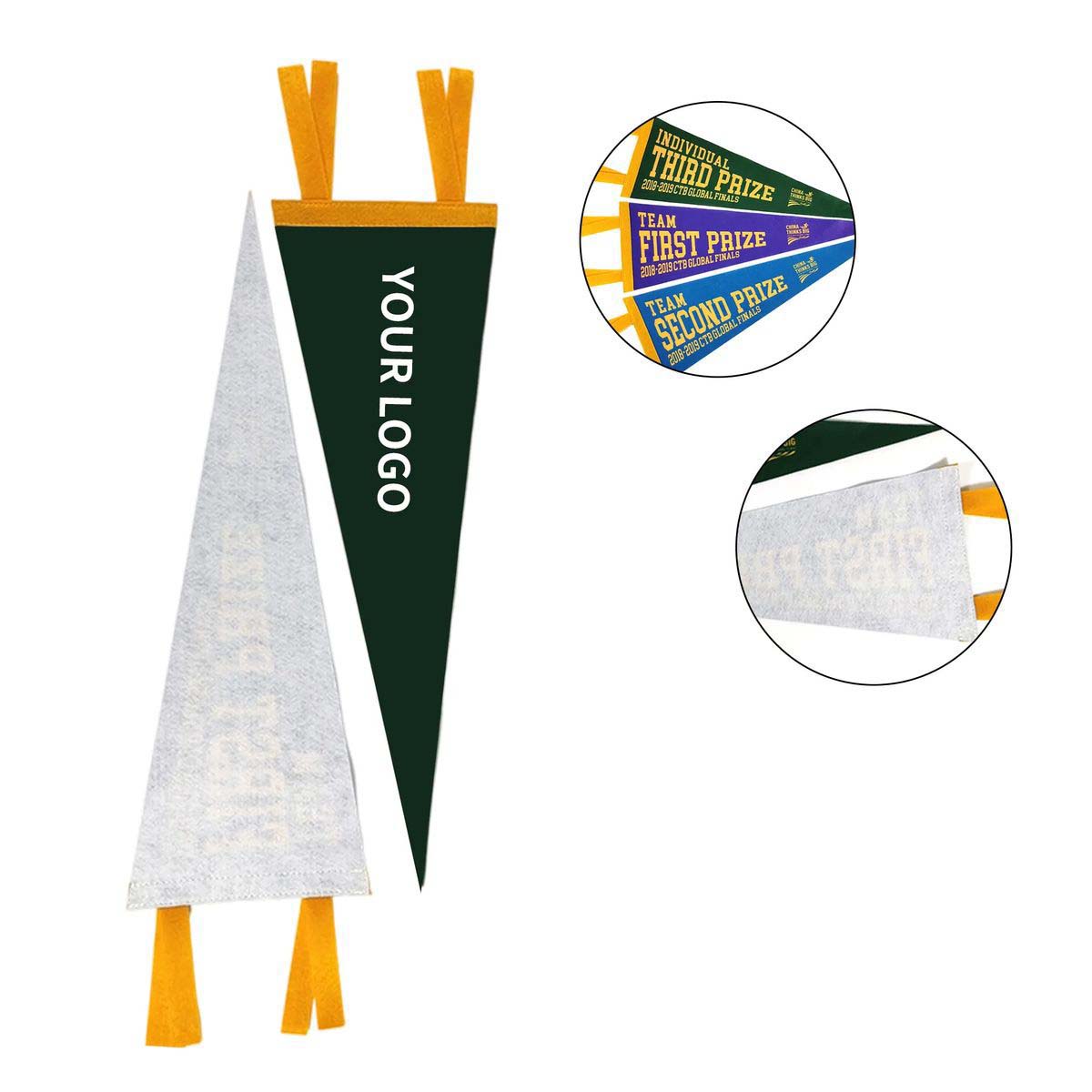 Custom Printed Triangle Pennant Flag for Promotions 2