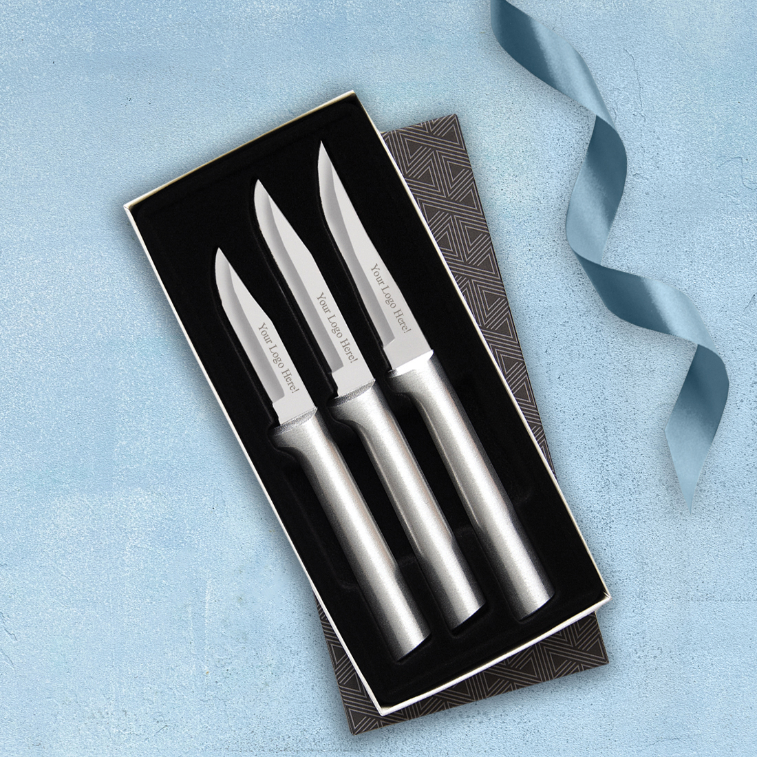 Paring Knives Galore Gift Set w/Silver Handle 3