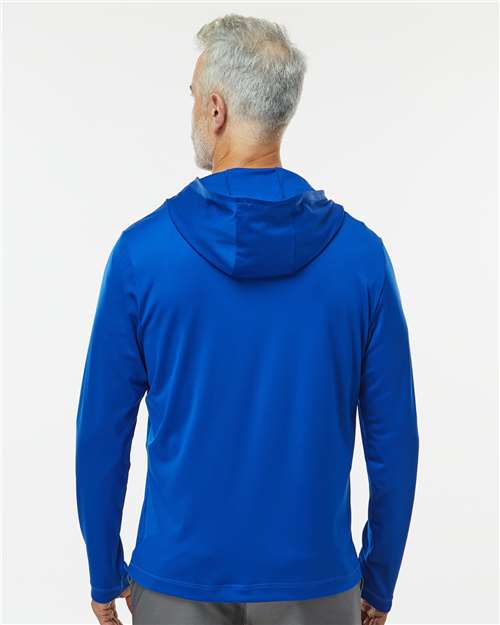 Men's Lightweight Quarter-Zip Hooded Pullover - A596, custom hoodie or sweatshirt with logo imprint 35