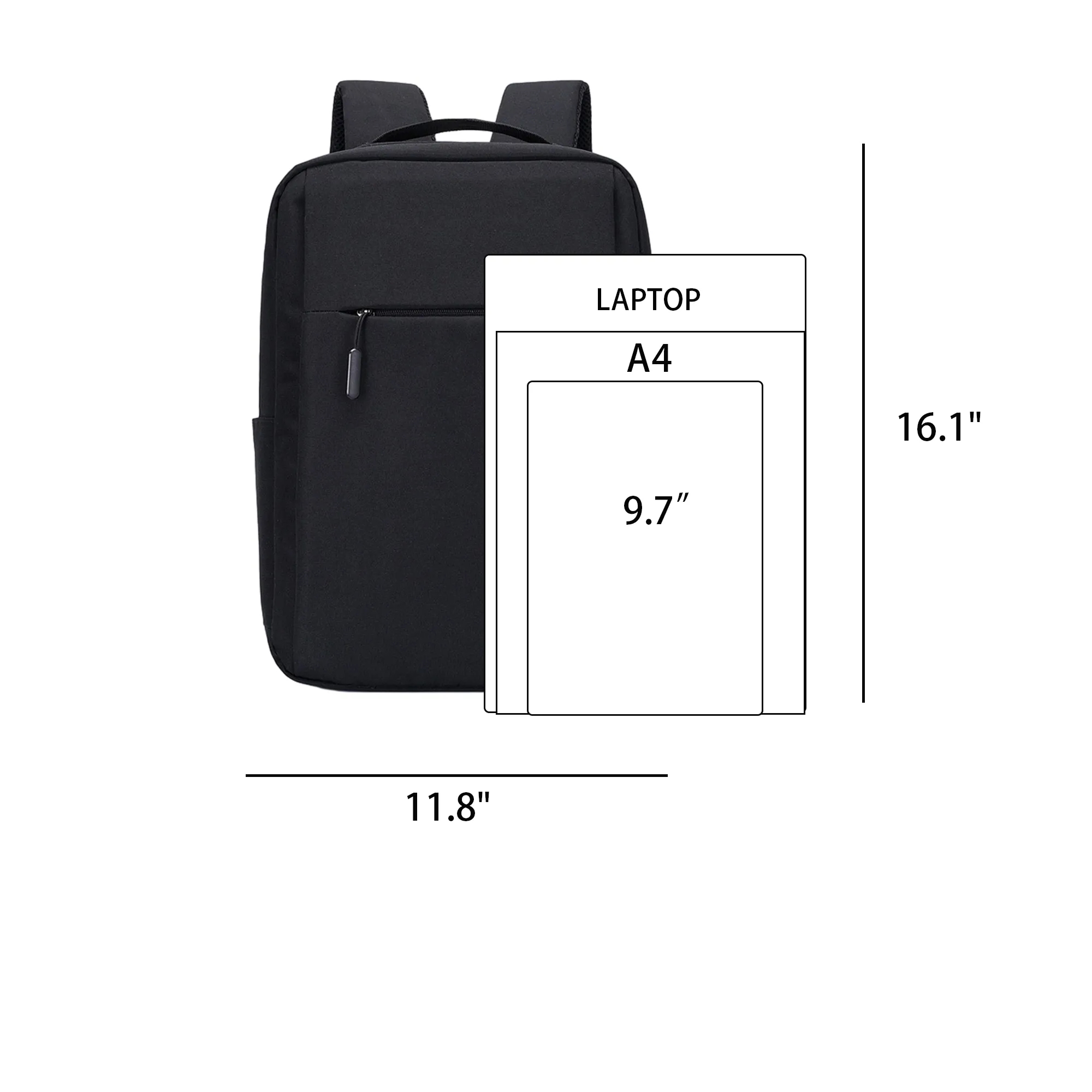 Laptop Backpack Student School Bag With USB Charging Port 3
