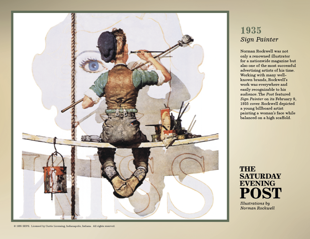 Triumph® Calendars The Saturday Evening Post Illustrations by Norman Rockwell Calendar 22