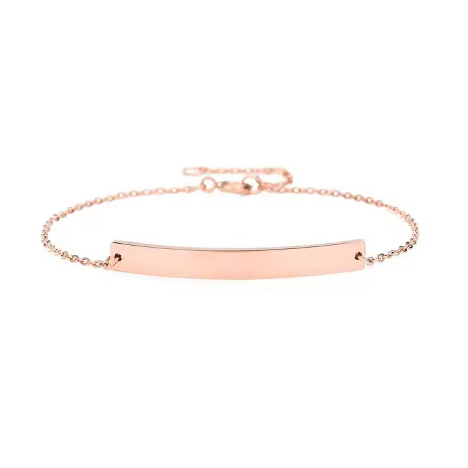 Personalized Stainless Steel Chain Bracelet 2