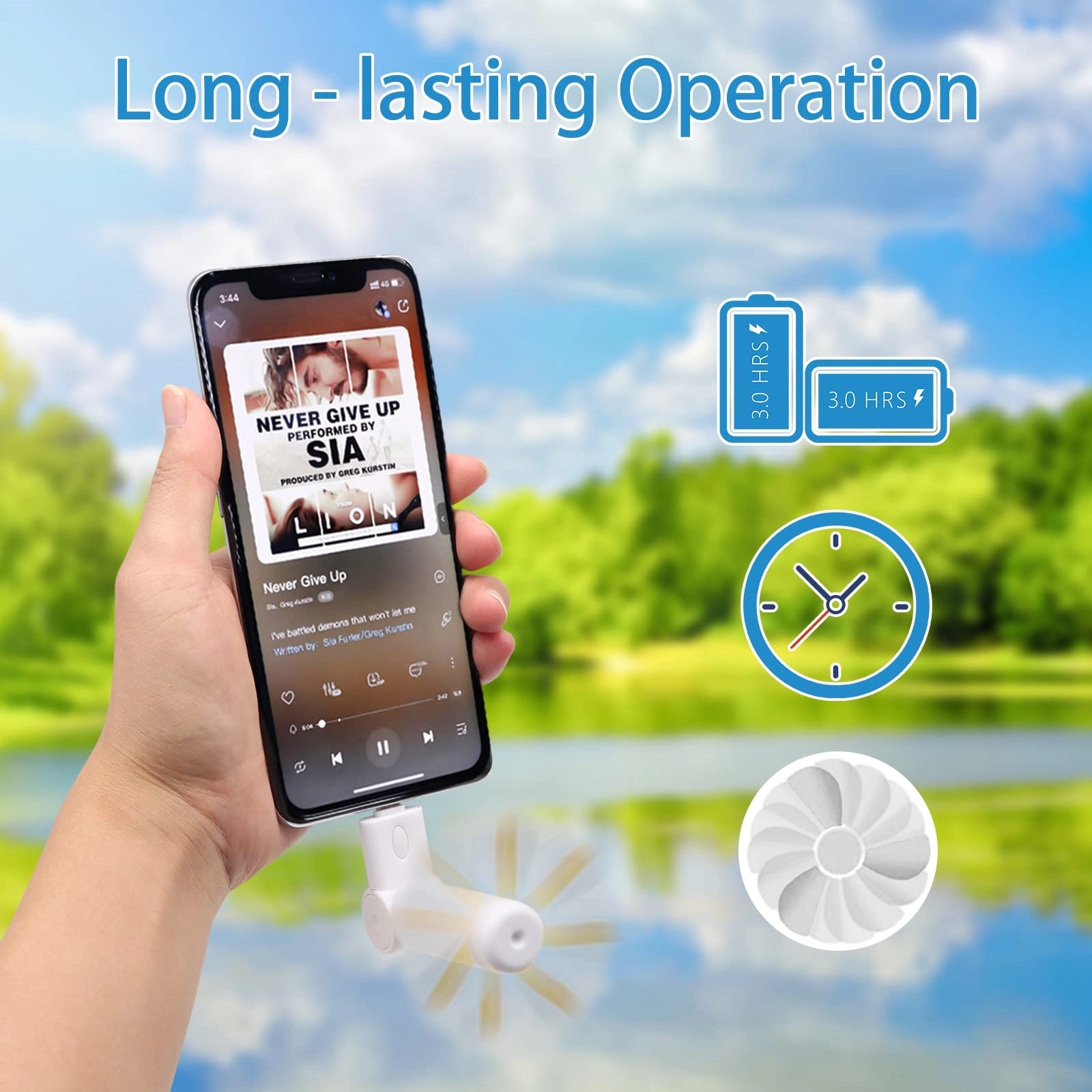 Mini Cell Phone Message Fan 3