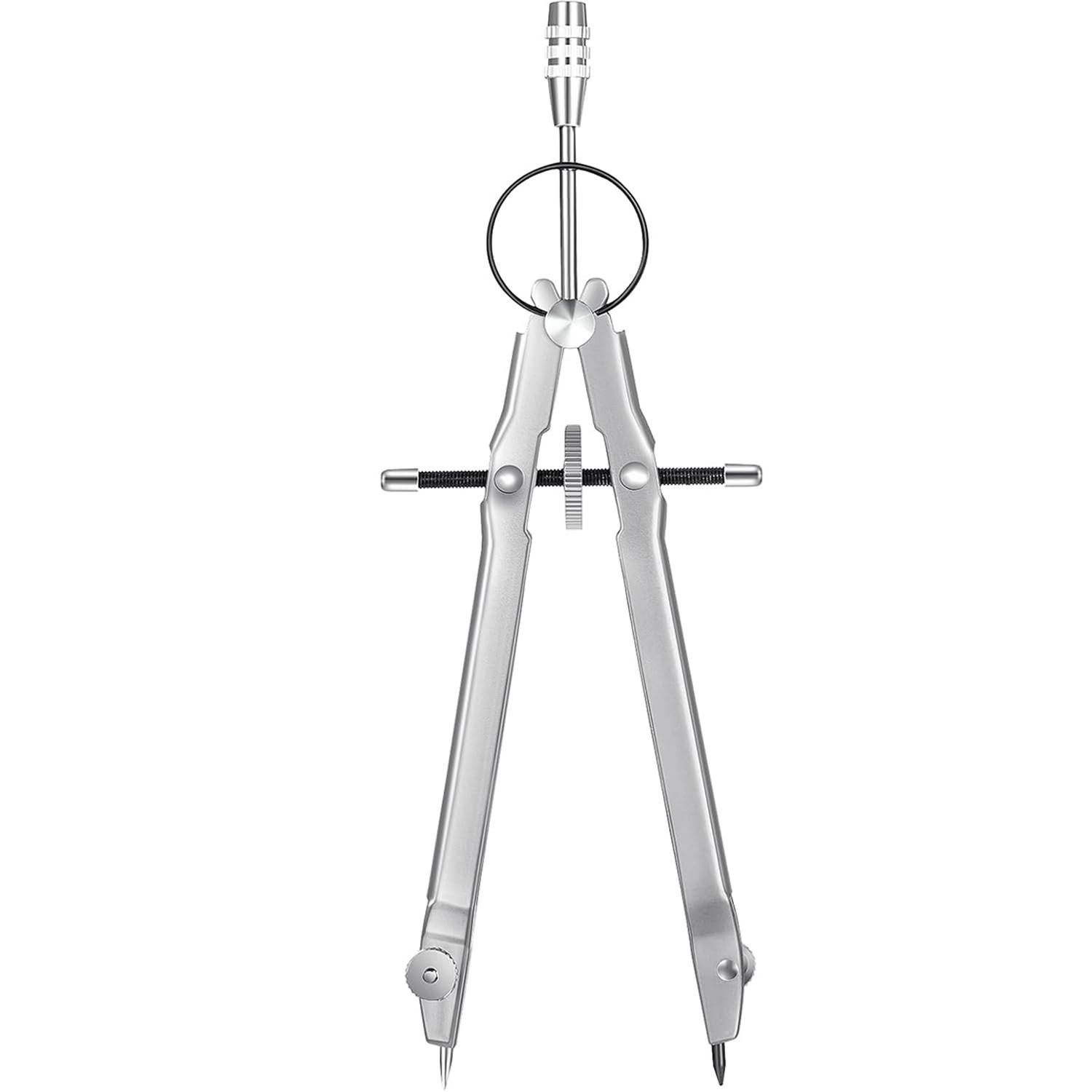 Spring Metal Lockable Drawing Compass 6