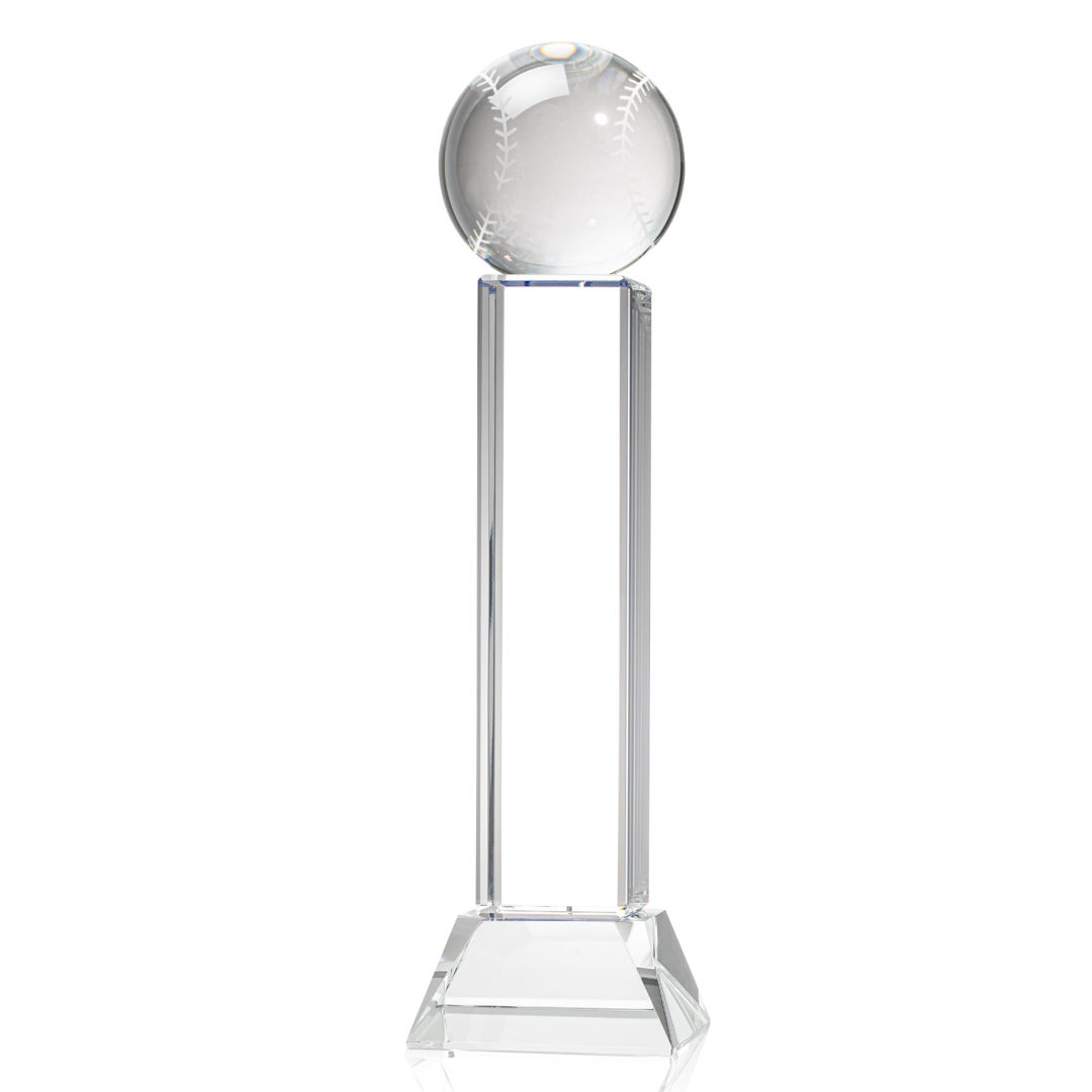 Baseball Award on Stowe Base - Clear 5