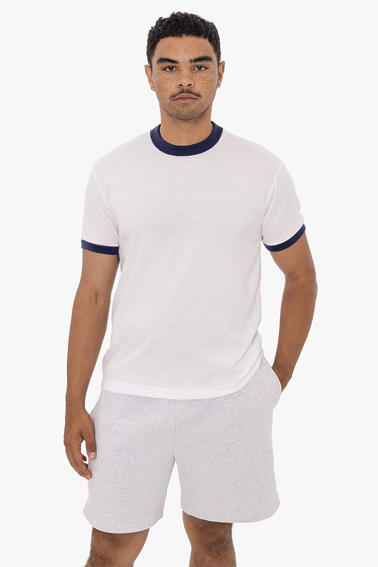 Mens Poly Cotton Ringer 2