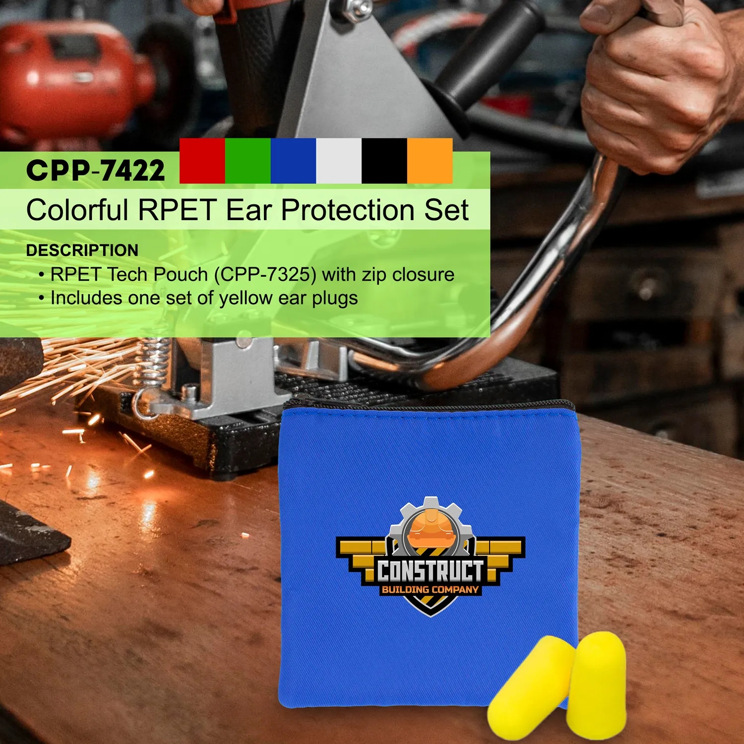 Colorful RPET Ear Protection Set 9