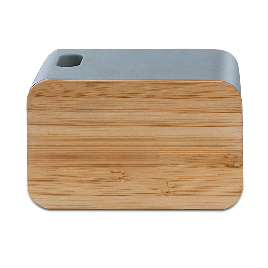 EchoPower Eco-Friendly Bluetooth Speaker and Wireless Charger with Bamboo Top 3
