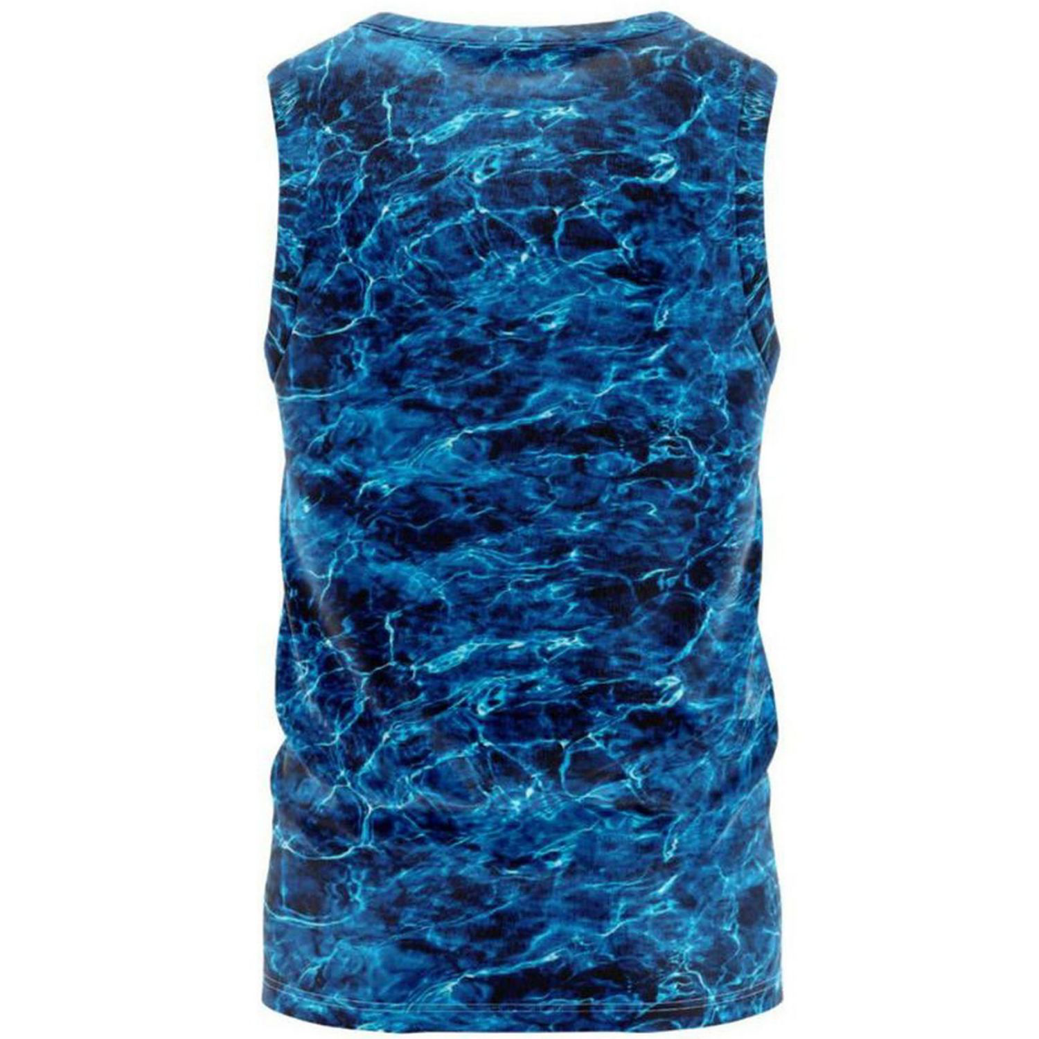 Mossy Oak® Men's 4.4 oz. Polyester Interlock Tank, UPF 50+ 3