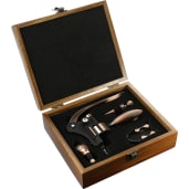 Graze Wood and Metal Wine Set 73
