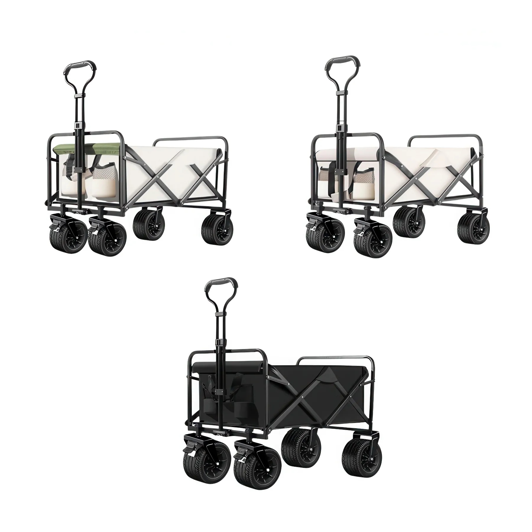 Folding Large Camping Picnic Handcart 4