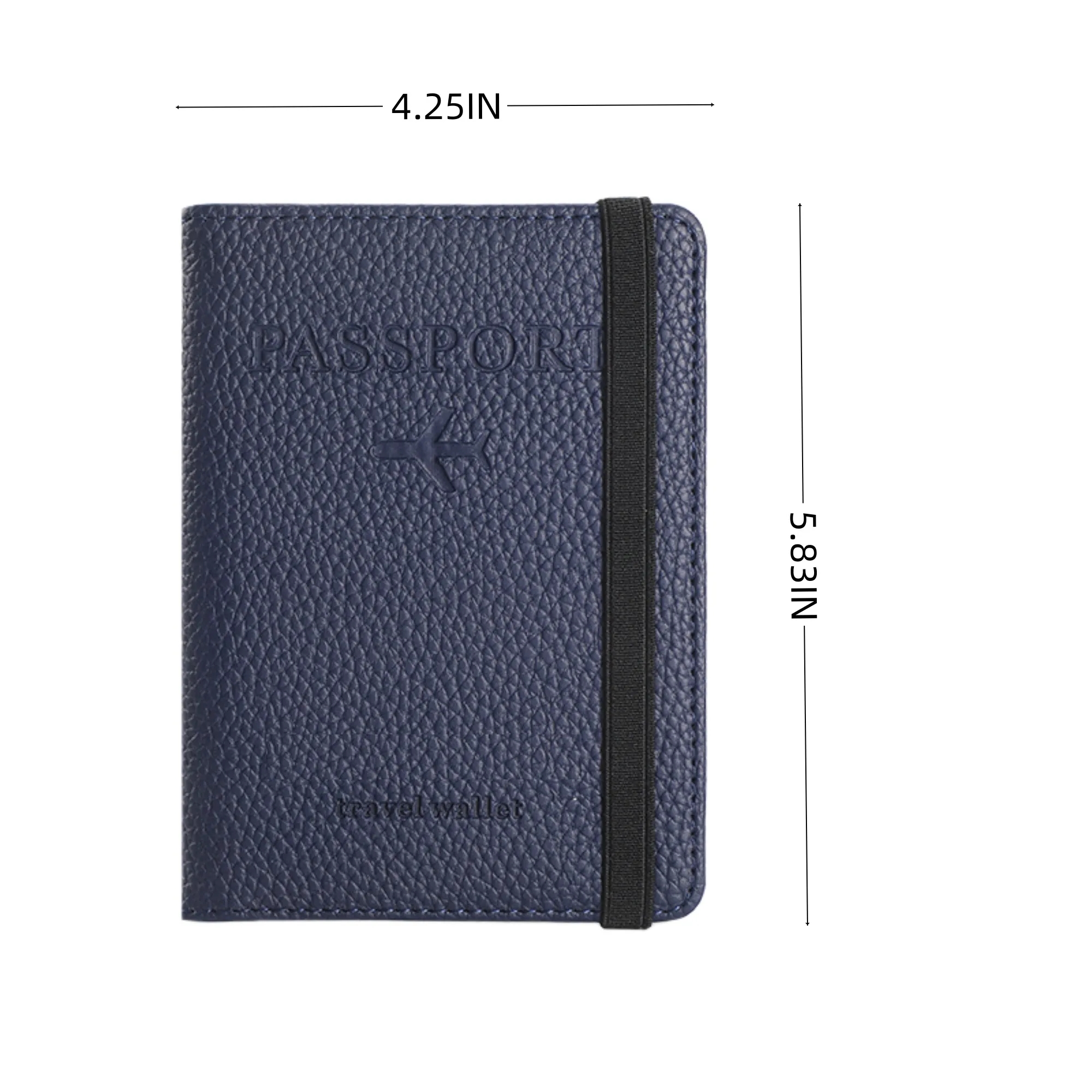 Passport Wallet Multi-Pocket Elastic ID Holder 6