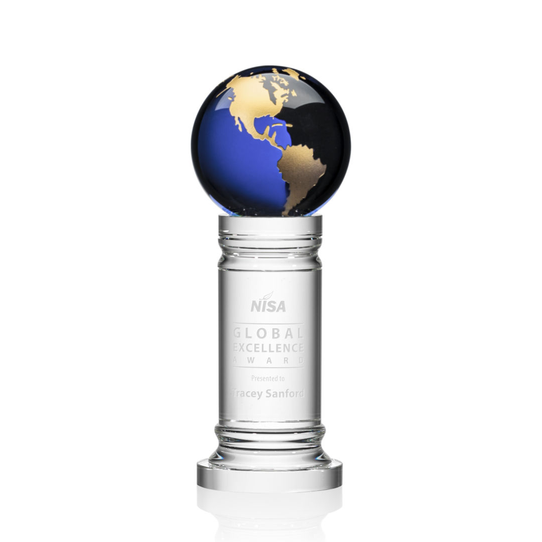 Colverstone Globe Award - Blue/Gold 6