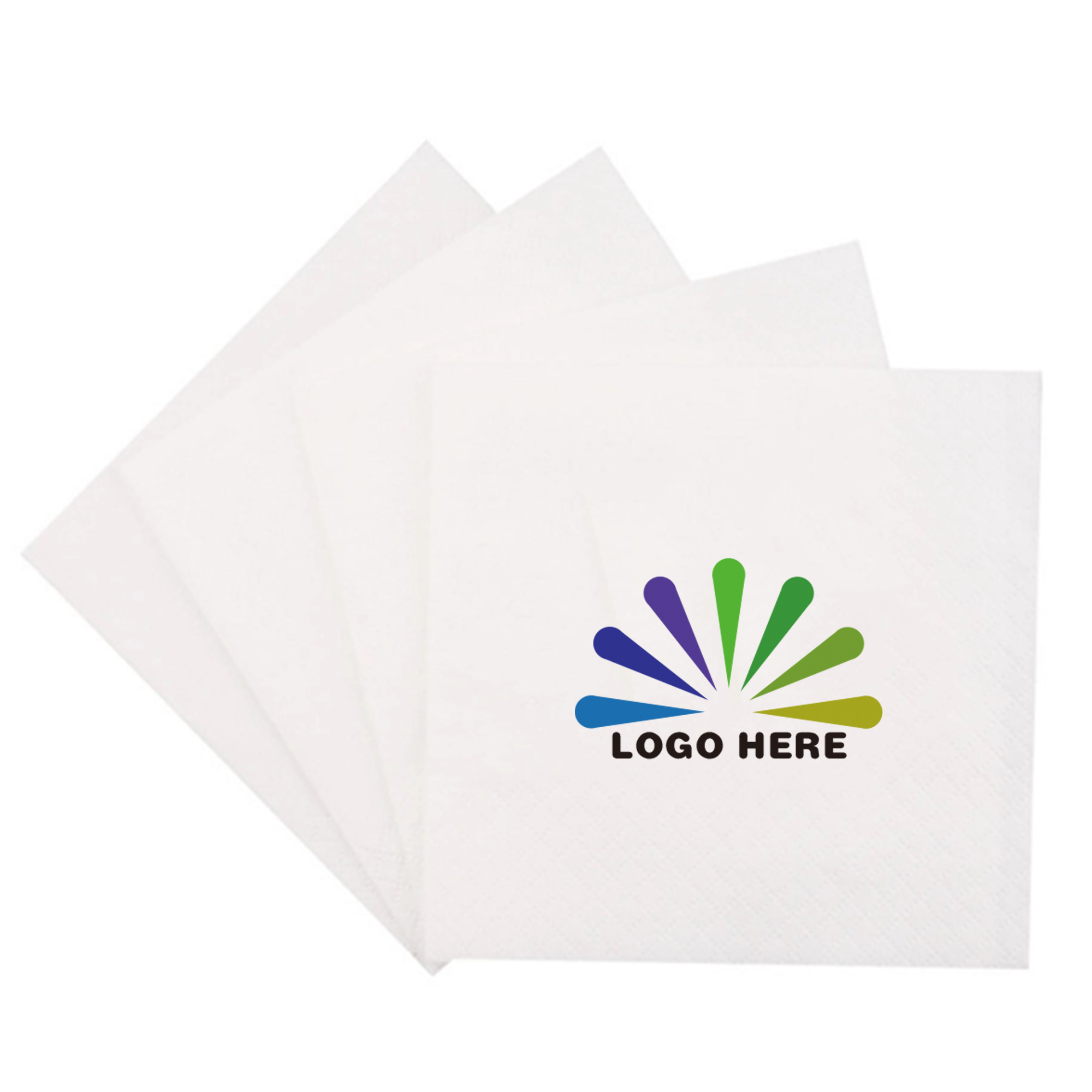 Durable 2 Ply Full Color Beverage Napkins 2