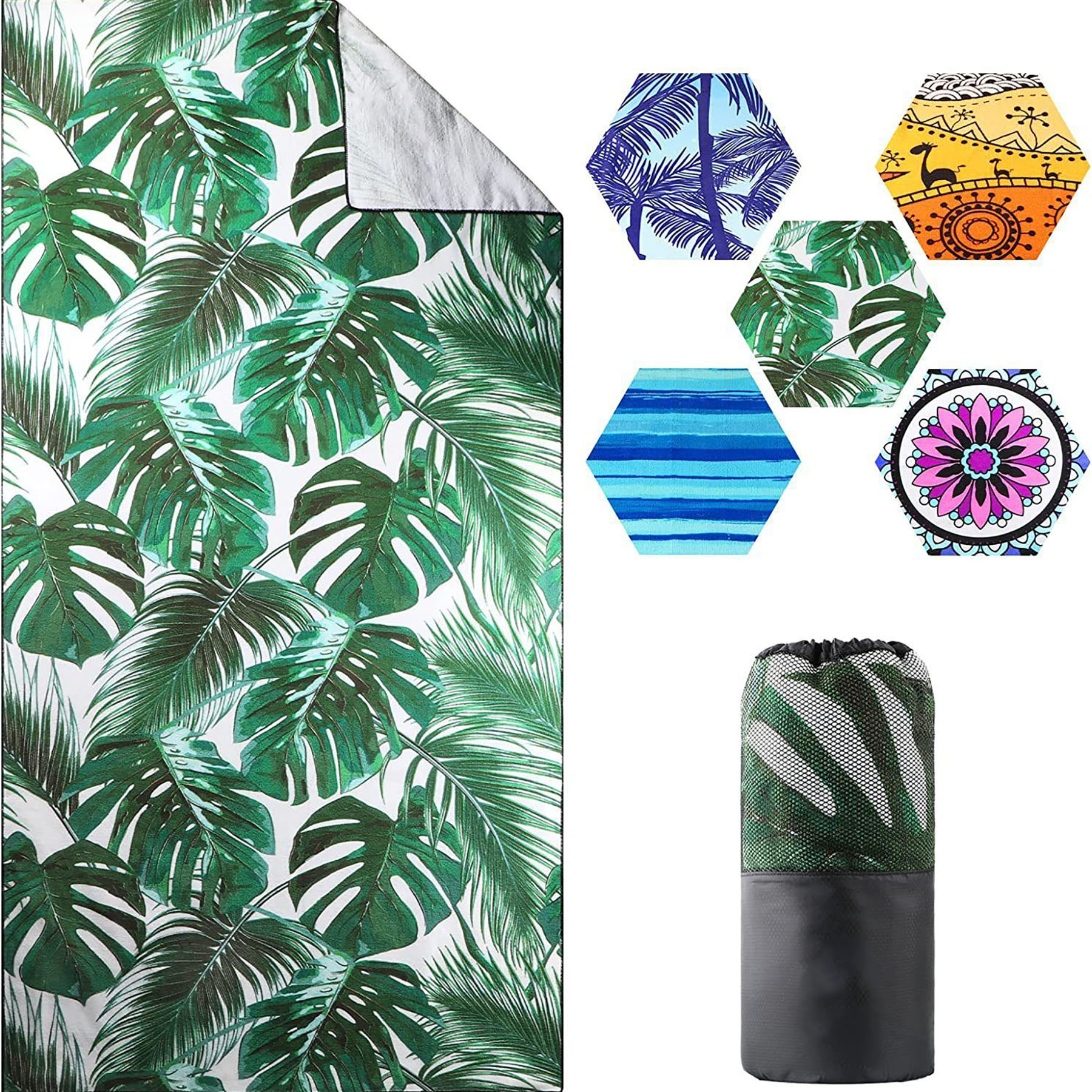Full Color Microfiber Beach Towel 9