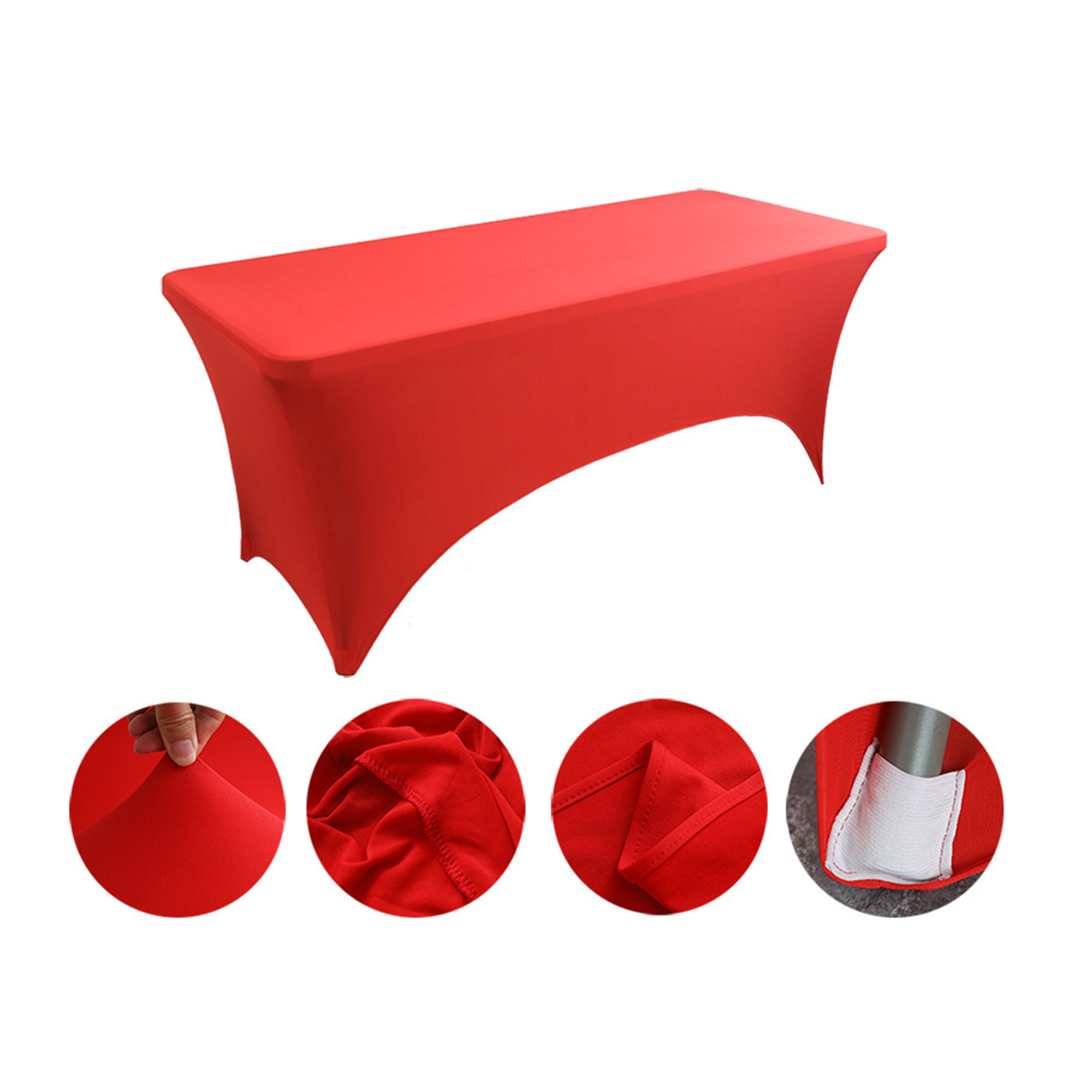 Six Foot Full Color Spandex Fitted Table Cover 20