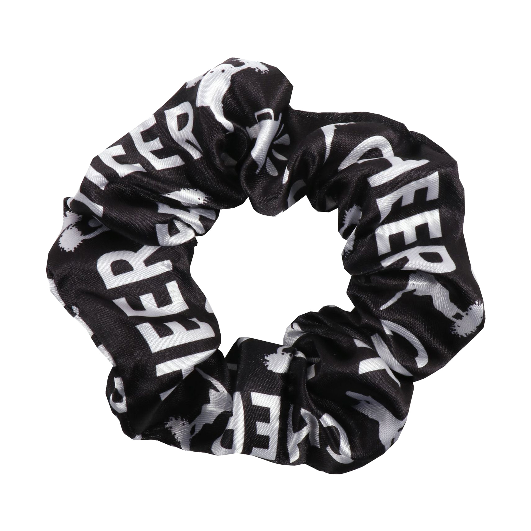 Full Color Printed Satin Silk Hair Scrunchies 18
