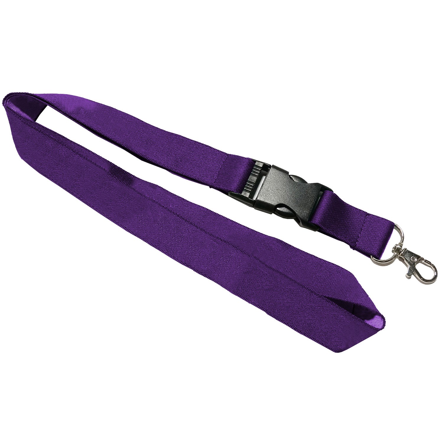 1" Woven Lanyards with Detachable Buckle Release 15