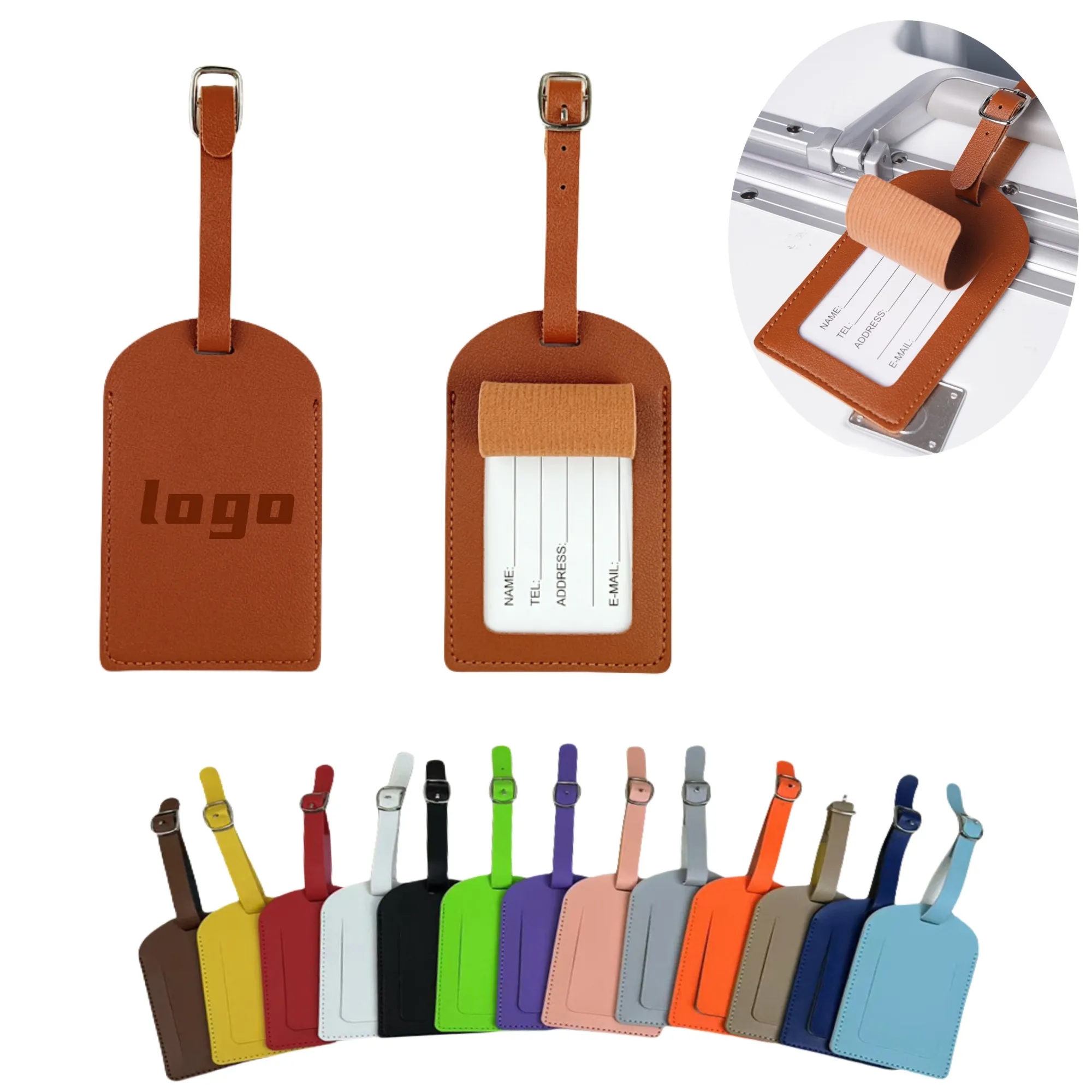 Waterproof Silicone Luggage Tag for Corporate Travel Events