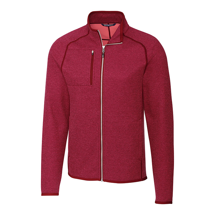 Cutter & Buck Mainsail Sweater-Knit Men's Full Zip Jacket 1