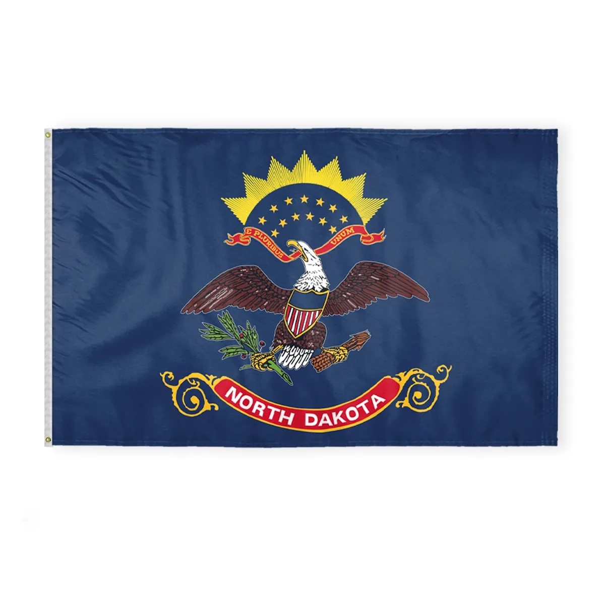 12"x18" to 8'x12' North Dakota Nylon Flags 5