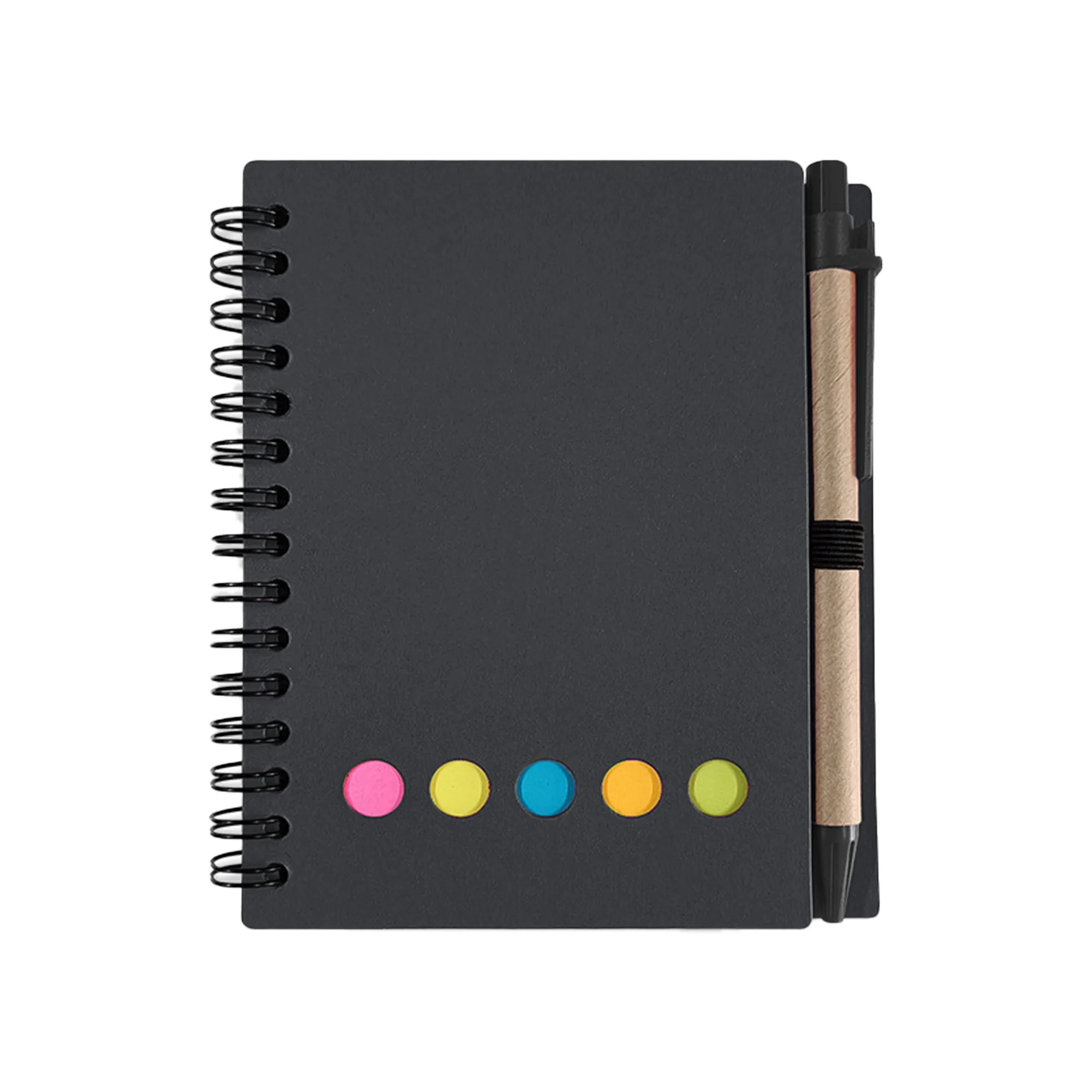 Spiral Notebook with Sticky Notes 8