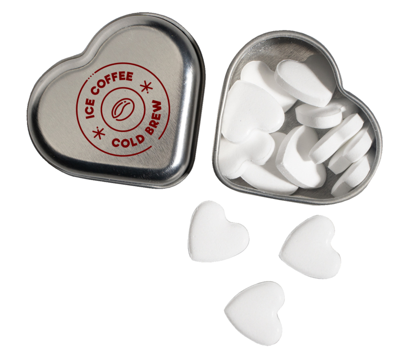 Small Heart Shaped Mint Tin, 0.46 oz 7