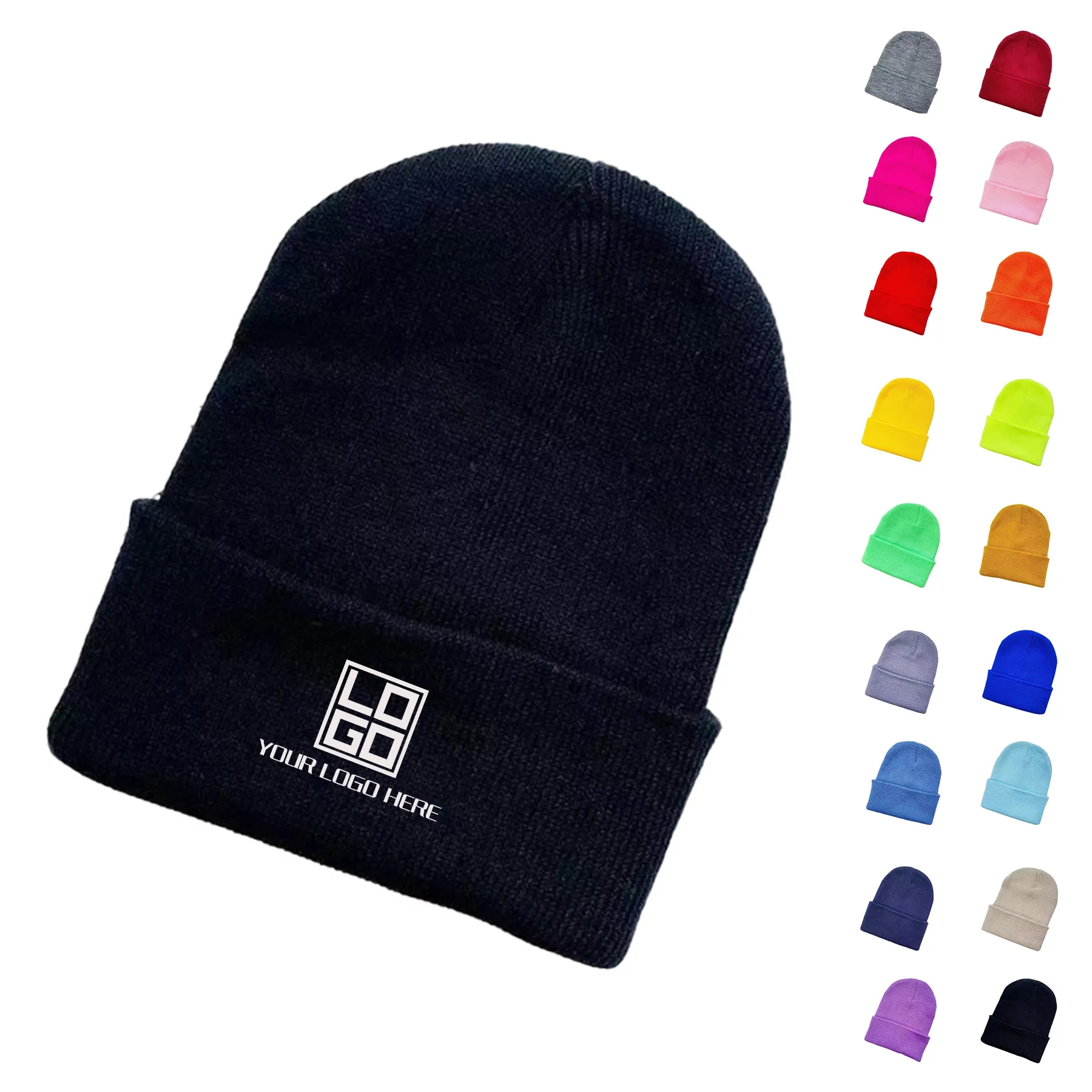 Acrylic Warm Knitted Hat