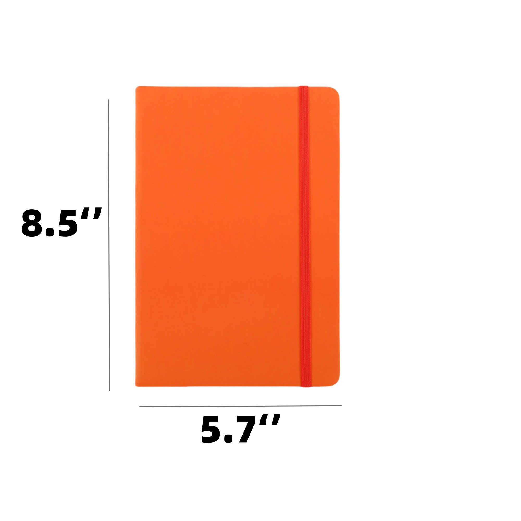 Pu Elastic Band Office Notebook 3