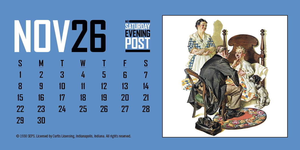 Triumph® Calendars The Saturday Evening Post Desk Calendar 4
