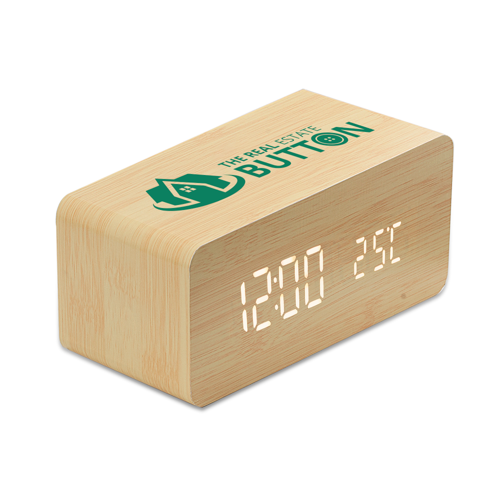 Clement Eco-Friendly Alarm Clock and Wireless Charger 1