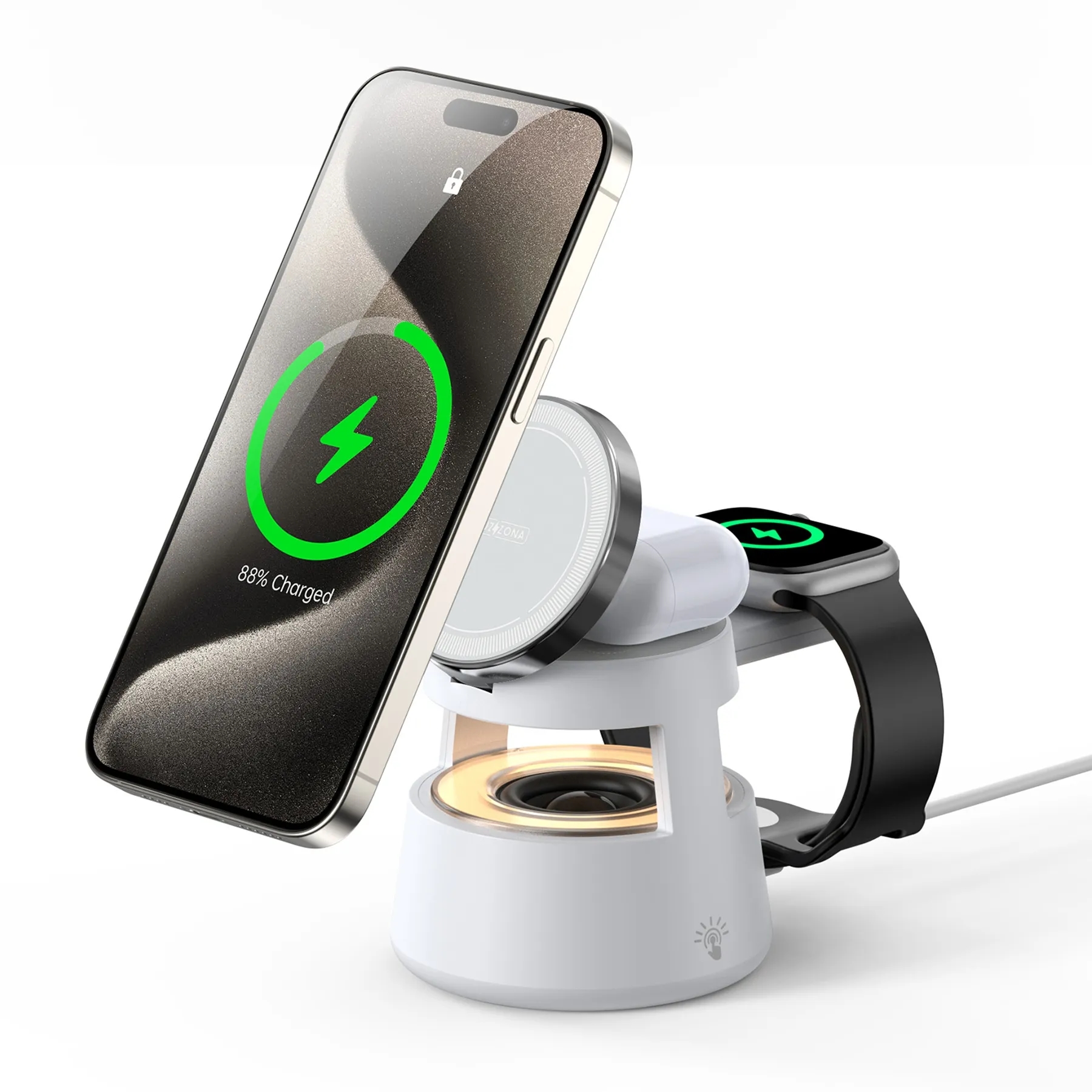 Multifunction 15W Foldable Magnetic Wireless Charger Speaker 8