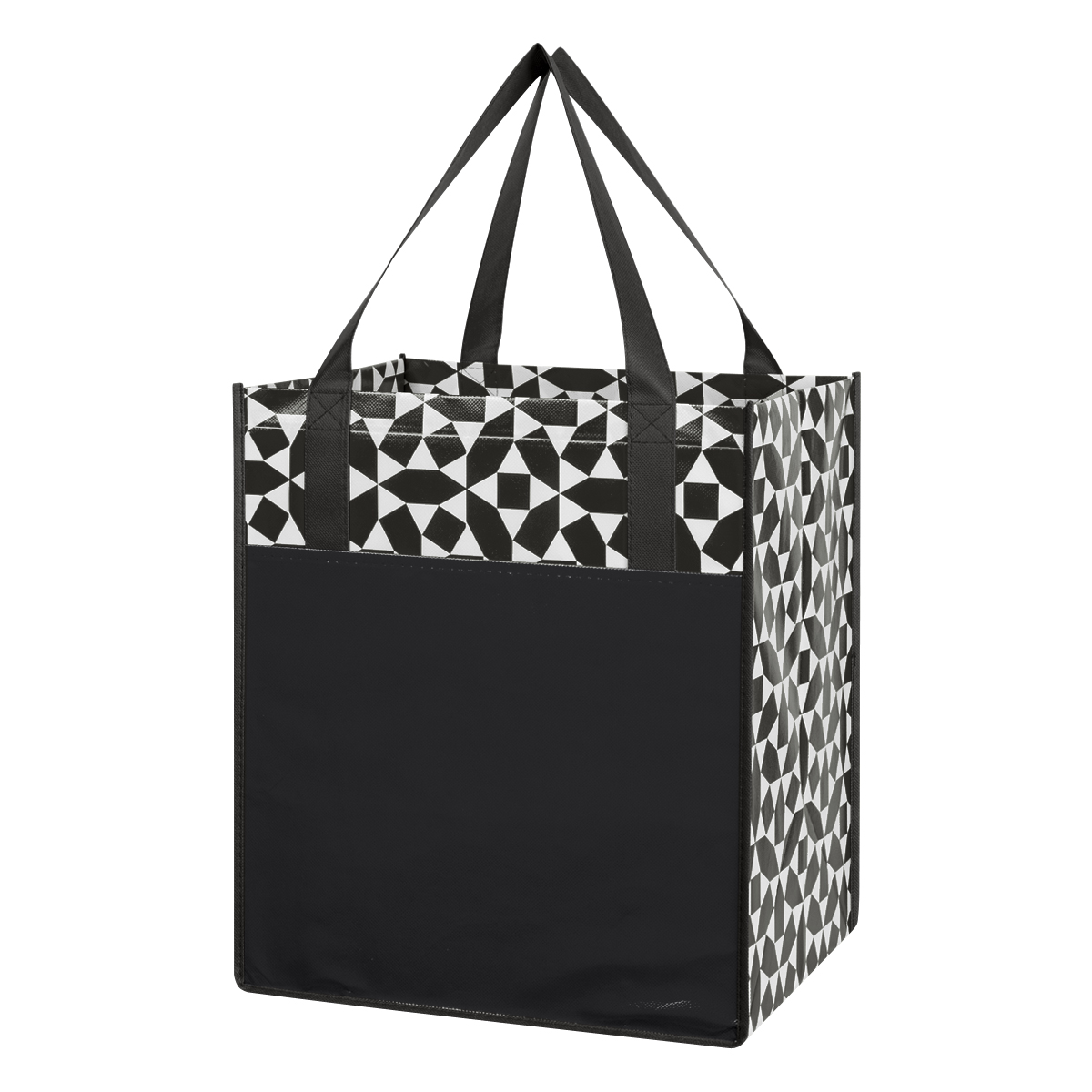 Non-Woven Geometric Shopping Tote Bag 3