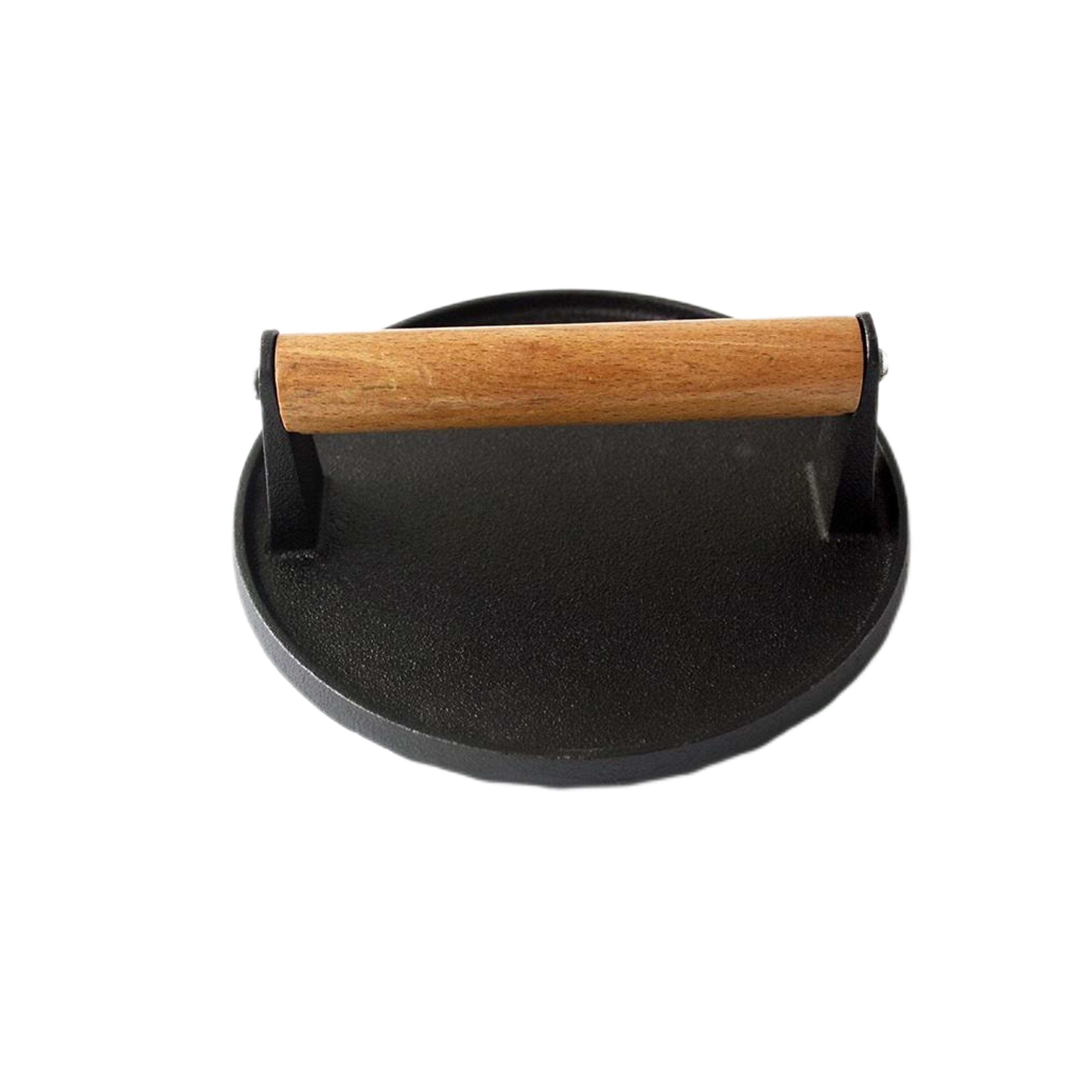 Heavy Duty Round Cast Iron Burger Press - OCEAN 5
