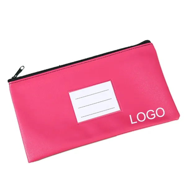 Vinyl Custom Bank Bag - 11"w x 6"h 2