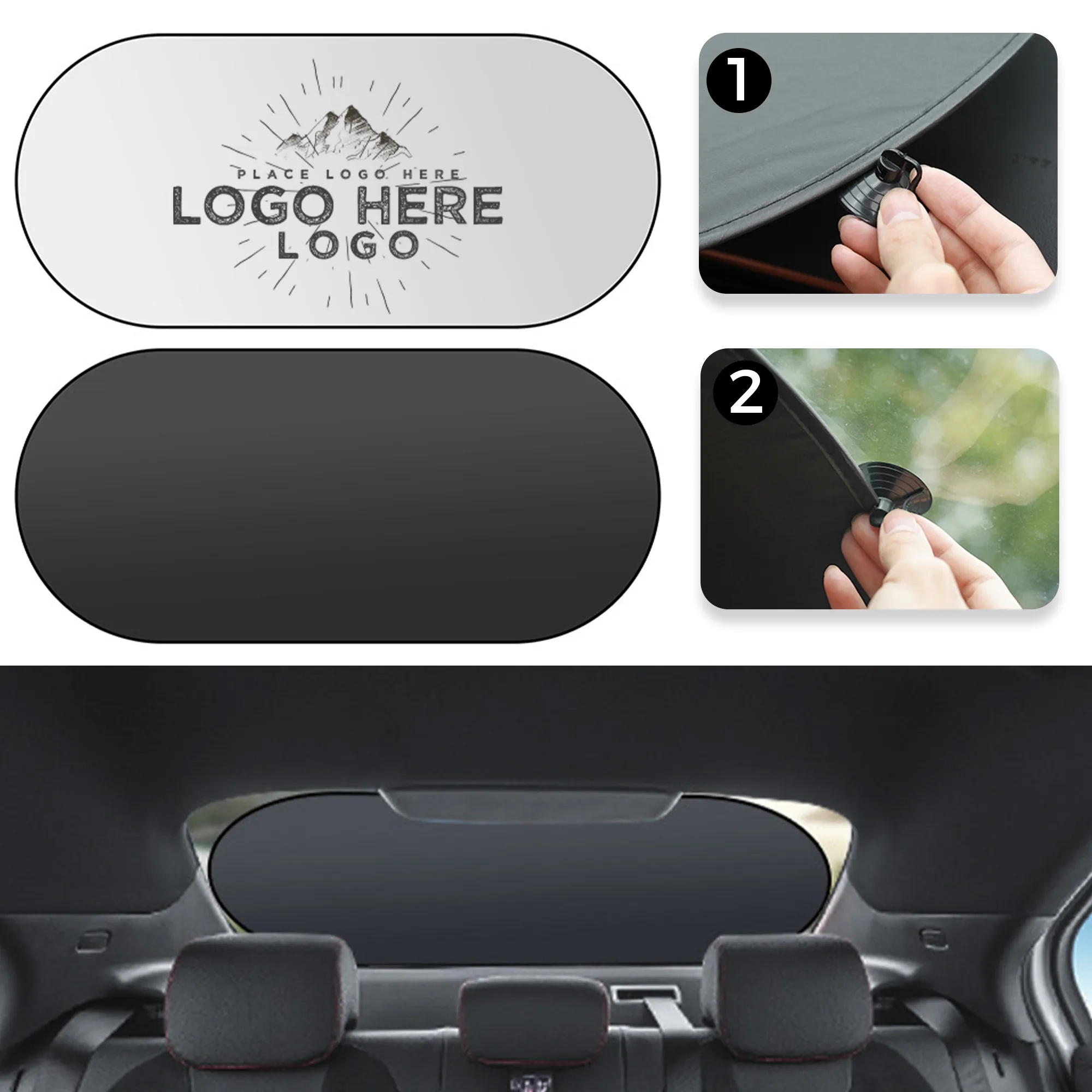 UV Protection Rear Car Sunshade 3